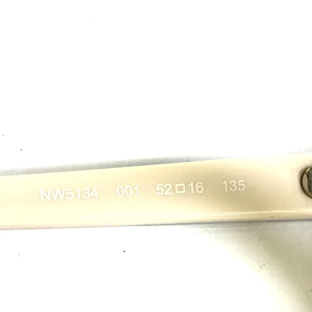 Nine West Eyeglasses Frames NW5134 001 Black Ivory Cat Eye Full Rim 52-16-135 - Picture 10 of 13